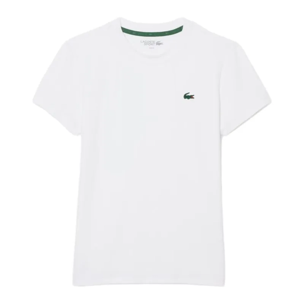 Женская теннисная футболка Lacoste Slim Fit Ultra Dry Stretch Sport - white
