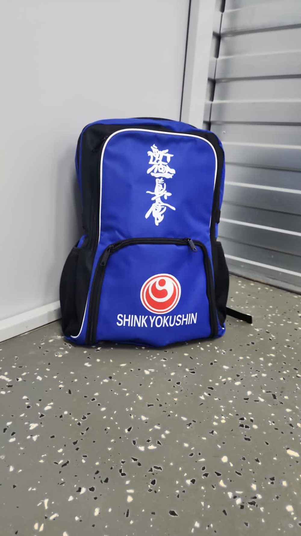 Рюкзак синий Shinkyokushinkai