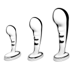 Набор стальных стимуляторов простаты 8,3; 10,3; 13см b-Vibe Stainless Steel P-Spot Training Set BV-054