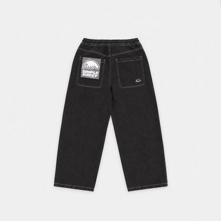 Джинсы ANTEATER Simple Baggy, черный