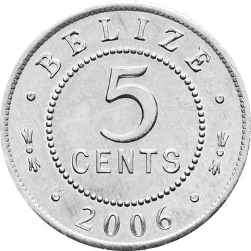 5 центов 2006 Белиз