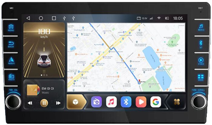 Магнитола для Mazda CX-9 2007-2015 - Kuberg OL-1582 (кнопки и крутилки), Android 12, Быстрая, CarPlay, 4G SIM-слот