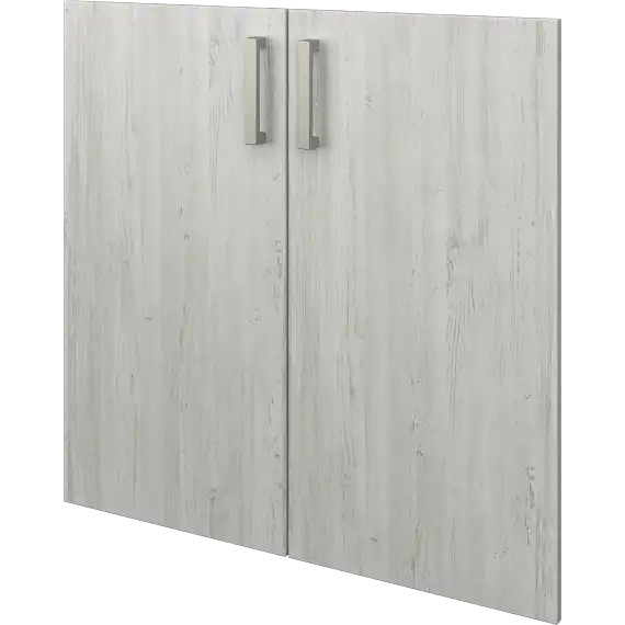 Двери из ЛДСП к широким стеллажам НТ-600.2.Ф 390x16x764 Аргентум