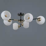 IL0469-6CSQ-24 BK AB LIBRA светильник потолочный ILLUMICO, E27х6
