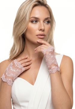 Митенки женские 0611-01 розовый