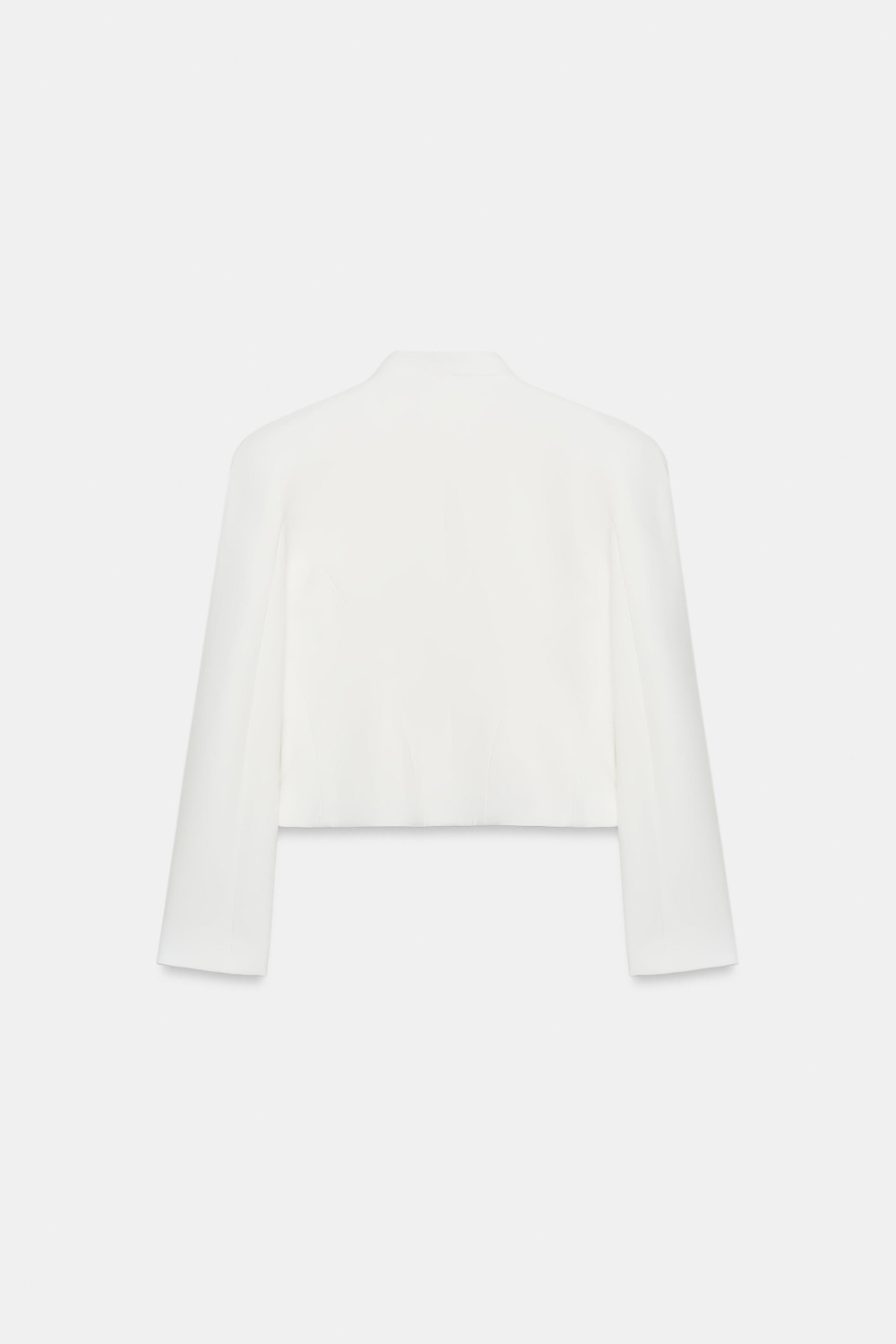 ПРИТАЛЕННЫЙ БЛЕЙЗЕР С ПОДПЛЕЧНИКАМИ И ПУГОВИЦАМИ — ZARA