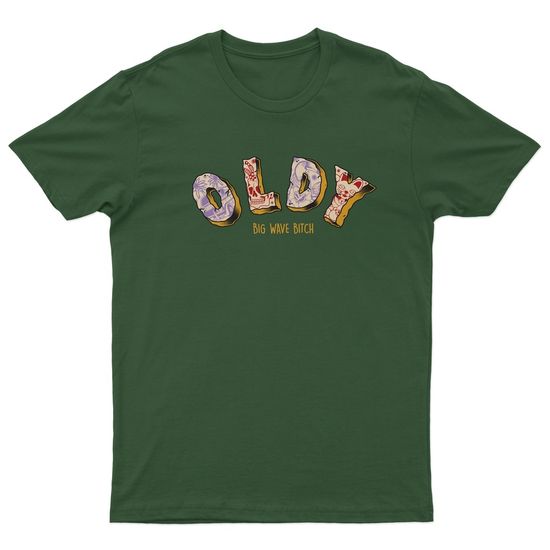 Футболка Oldy Logo (зелёный)