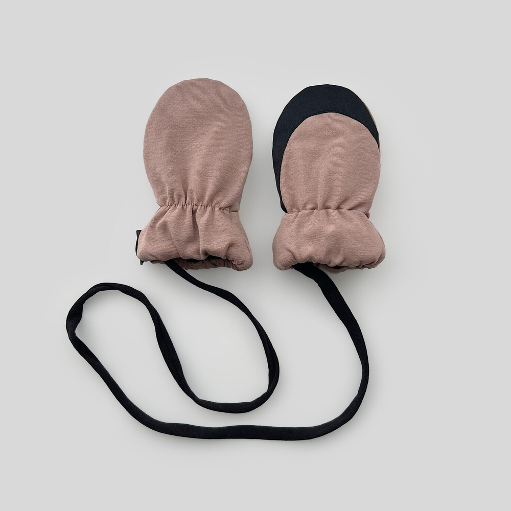 Утепленные варежки (taupe gray)