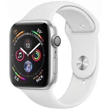 Apple Watch Series 4, 44мм, сильвер