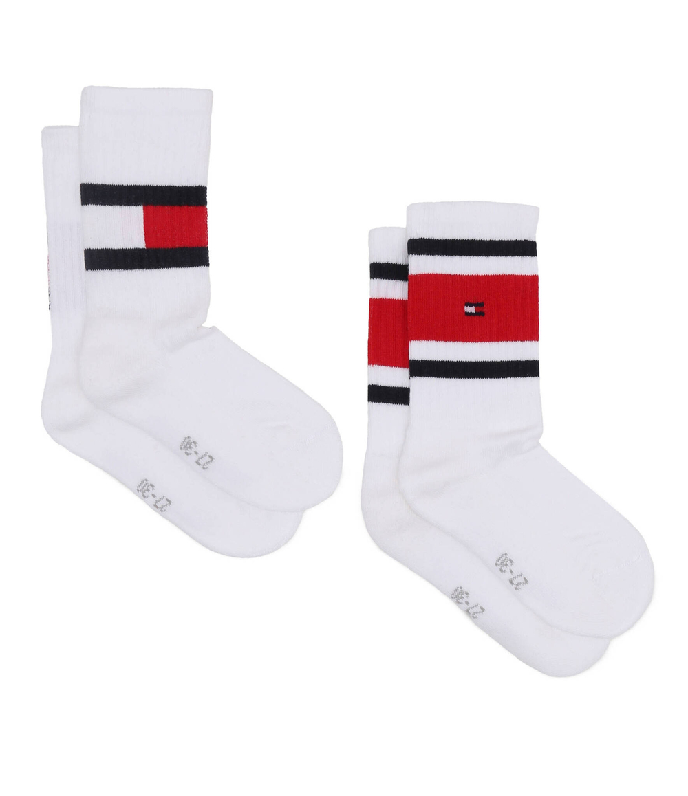 Носки 2 пары flag Tommy Hilfiger - белый(394020001)