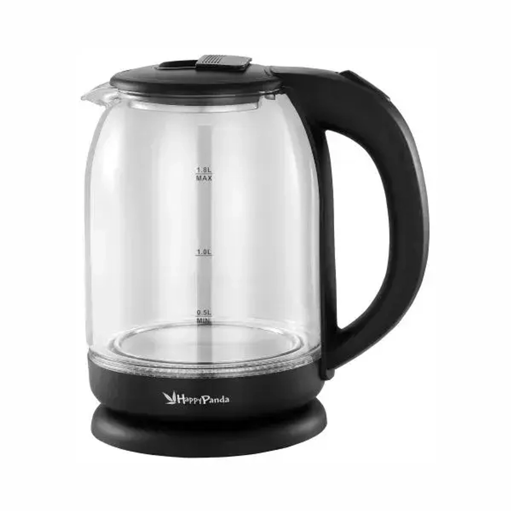 Чайник электр HP-2709SPBK (1.8) стекл чер точечн.подсв