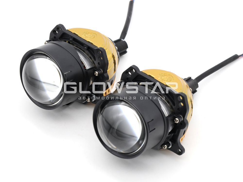 Билед модули Aozoom A15 2.5 дюйма, 2 чипа, 5500K, 12V, 58W/65W, крепление 3R и съемное гаечное (комплект, 2шт)