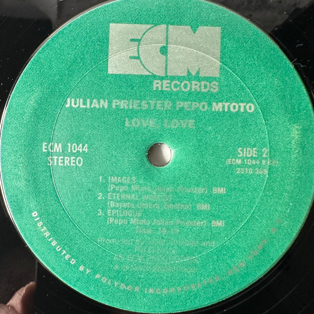 Julian Priester Pepo Mtoto ‎– Love, Love (США 1974г.)