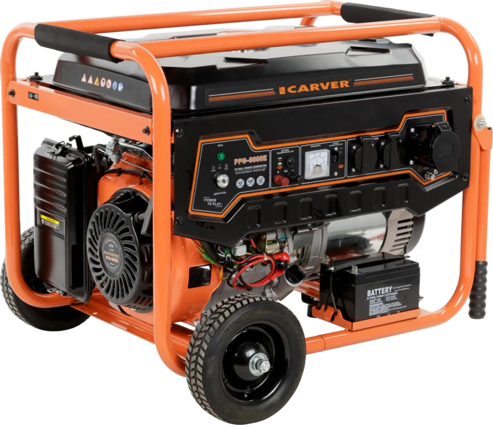 Бензиновый генератор CARVER PPG- 8000E