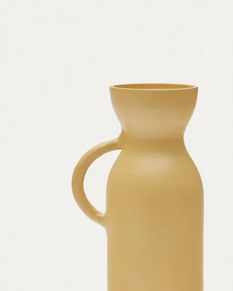 Ваза Pelras из горчичного алюминия 17.5 cm