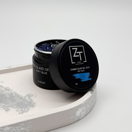 TZ Витражный гель желе "Soft blue" 15 гр.