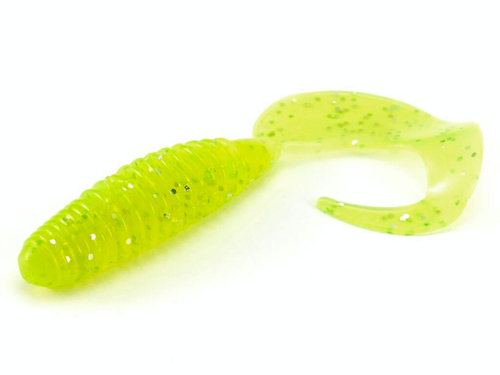 Твистеры съедобные Lucky John Pro Series CRUSHER GRUB 3.9" (99мм/5шт)