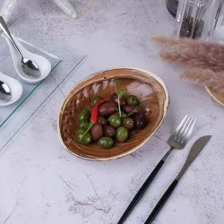 Салатник 365 мл 19*14,5 см h5 см для закусок Pearl Ammonite Shell Frutti di Mare P.L. [1]