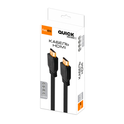 Кабель HDMI - HDMI Faison KH-43 QUICK, 1080p, 1.5 м