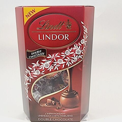 Конфеты шоколадные Lindt Lindor "Double Chocolate" Двойной шоколад 200 г (из Финляндии)