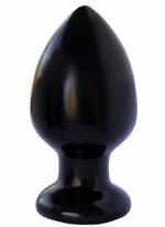 Черная анальная пробка Egzo Plug - 13,1 см. (Цвет: черный)