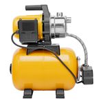 Насосная станция PS-800X, 800 Вт, 3200 л/ч, ресивер 24 л, напор 38 м, нержавейка Denzel