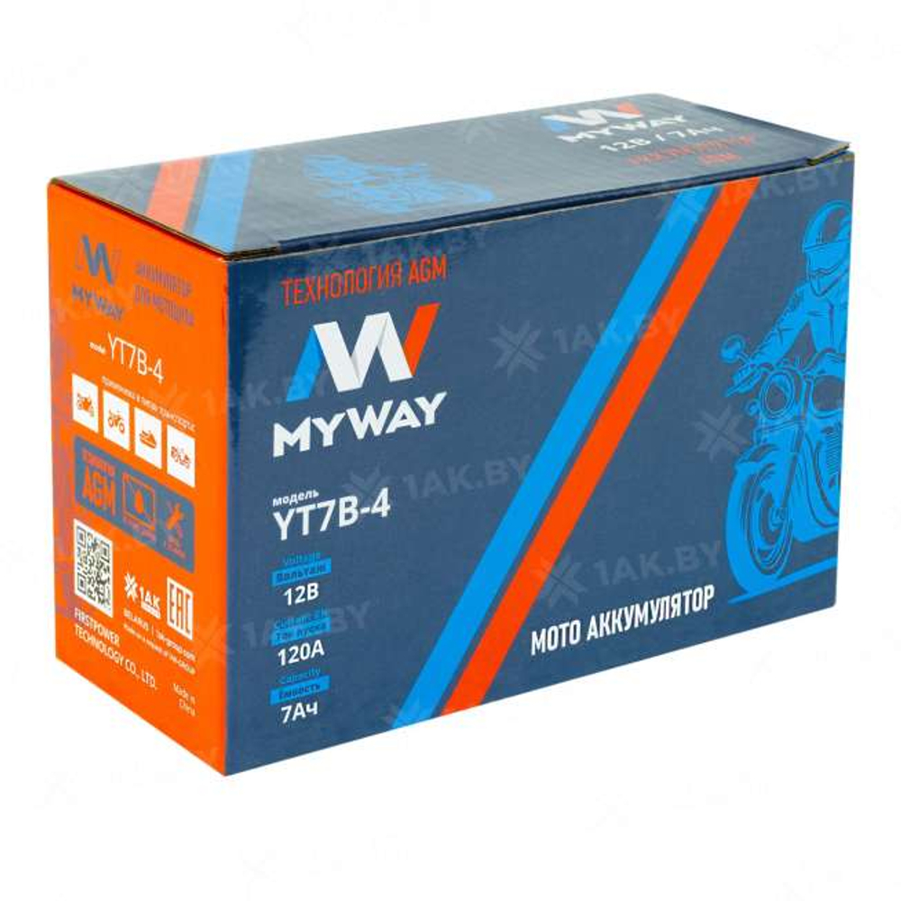 7Ah MYWAY BIKE YT7B-4 L+