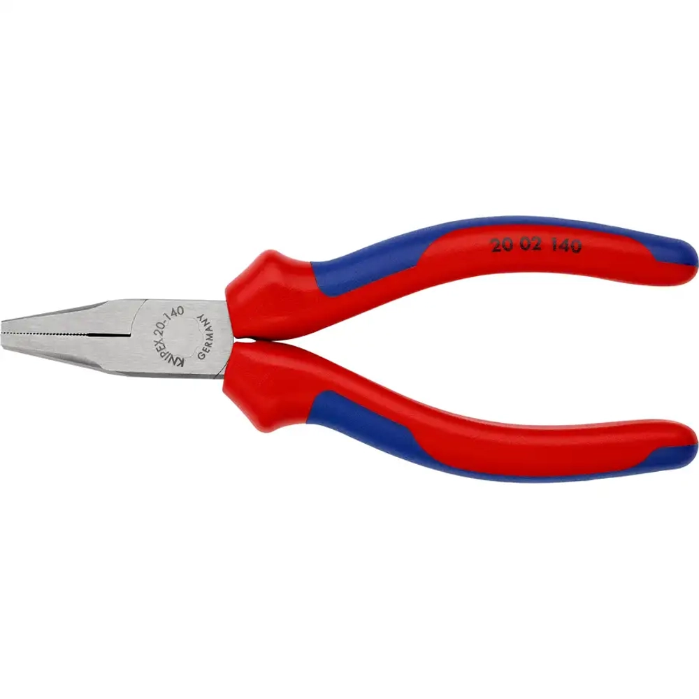 Плоскогубцы с гладкими губками черненые 140 мм Knipex 20 02 140