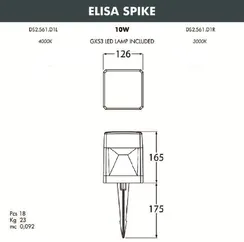 Грунтовый светильник Elisa DS2.561.000.LXD1L Fumagalli