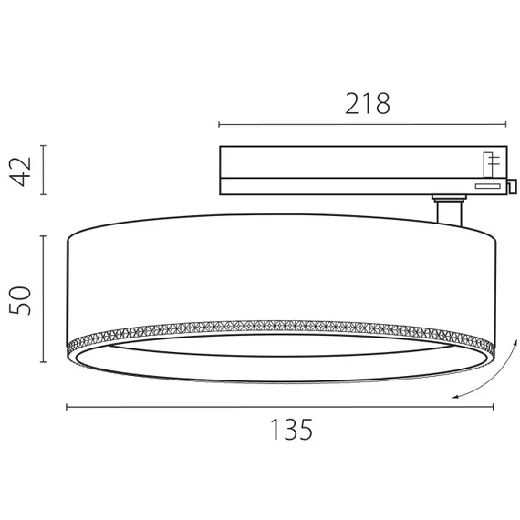 Трековый светильник Alta Pro A5747TRIAC Lightstar