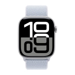Умные часы Apple Watch Series 10 GPS, 46mm, Silver Aluminium Case with Sport Loop, Blue Cloud