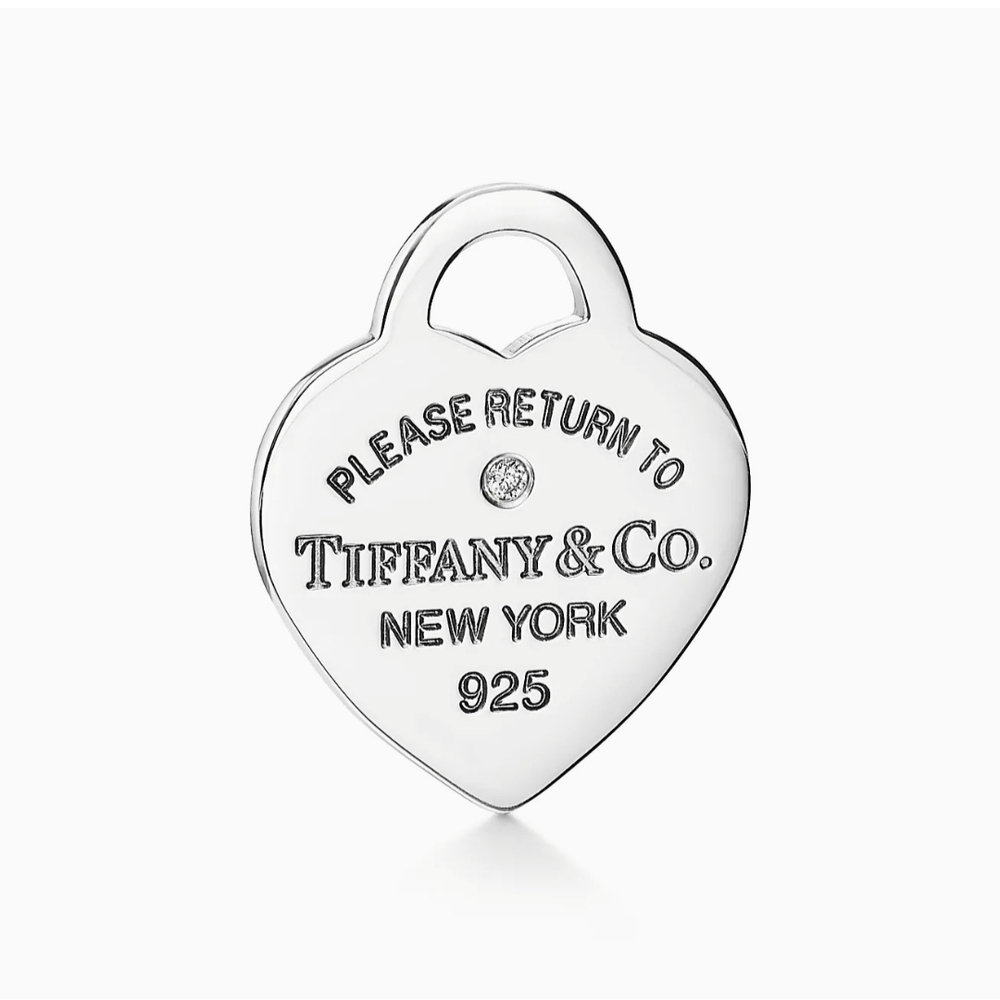 Серьги-кольца из серебра 925, Tiffany💝