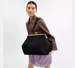 COACH Сумка Kisslock Frame, черный