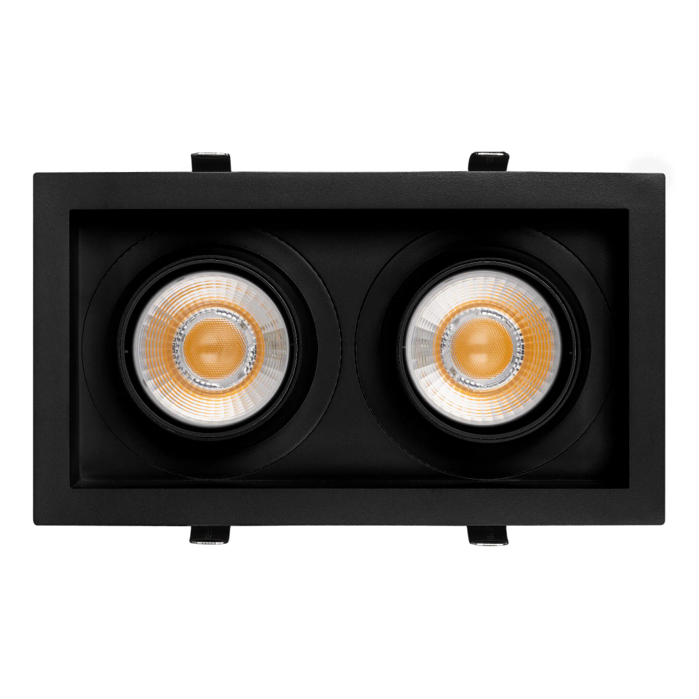 Светильник MS-VORTEX-BUILT-S250x140-2x30W Warm3000 (BK-BK, 30 deg, 230V) (Arlight, IP20 Металл, 5 лет) 058449