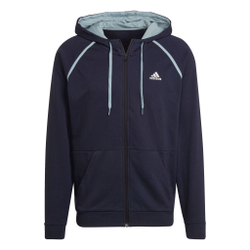 Мужские теннисные Костюмы adidas Cotton Pip Tracksuit Men - Dark Blue