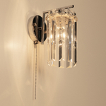 Citilux AXIS CL313411 Бра хрустальное с выключателем Хром