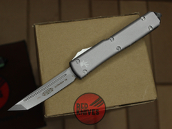 Нож Microtech Ultratech Tanto T/E A+++ - серая рукоять, клинок апокалиптик