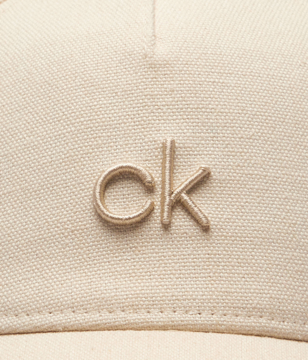 Льняная кепка Calvin Klein - бежевый(K60K613118)