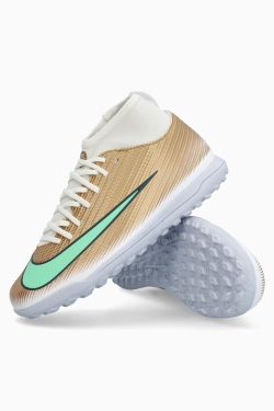 Сороконожки Nike Zoom Mercurial Superfly 11 Club High Mbappe TF Junior - желтый