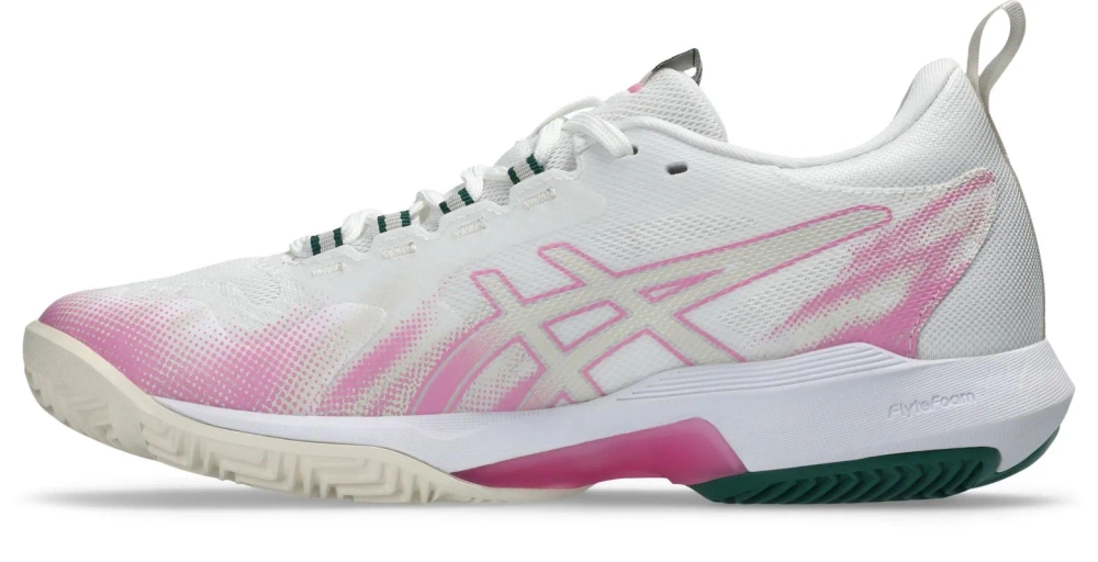 Женские кросовки для Padel Asics Sonicsmash FF - white/jewel green