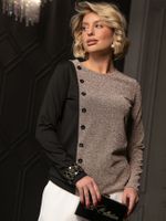 Блуза КиКо (черно-золотая) Б16545-54М LT Collection