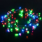 Гирлянда занавес на ель мульти 0,45*1,5м IP20 200-003 мульти, LED