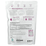 Micro Ingredients, Platinum, мультиколлагеновые пептиды, без добавок, 40 пакетиков по 11 г (0.39 унции)