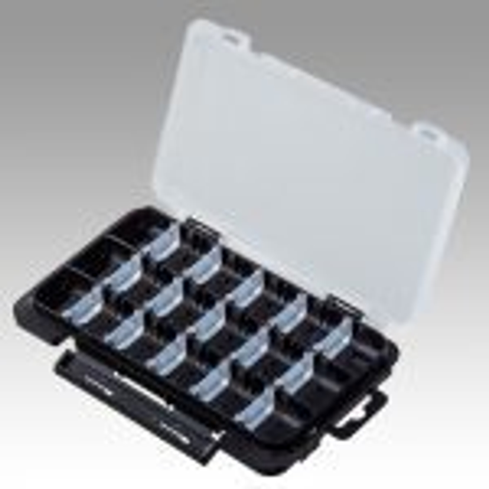 Коробка под приманки MEIHO LIGHT GAME CASE J CLEAR / BLACK