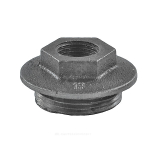 Заглушка (пробка) проходная 1 1/4"x1/2" левая резьба для чугунных радиаторов CRMTCLB