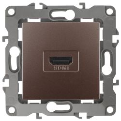 Розетка ЭРА Серия 12 12-3114-13 HDMI IP20 бронза | Эра 12