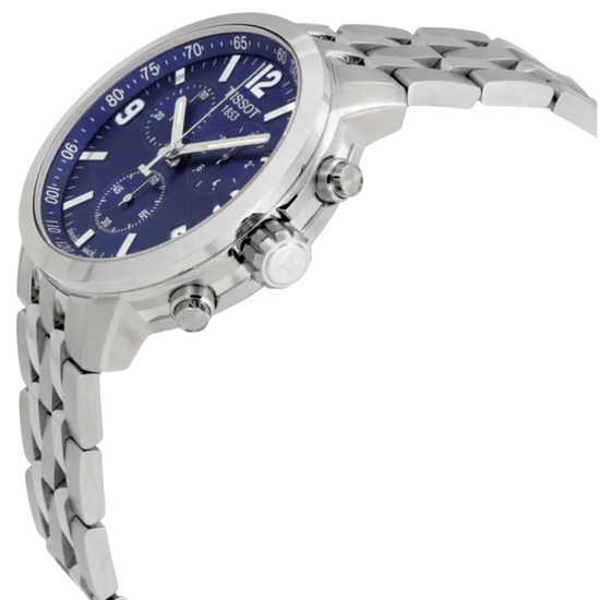Tissot T055.417.11.047.00 мужские часы Tissot PRC 200 Chronograph на стальном браслете