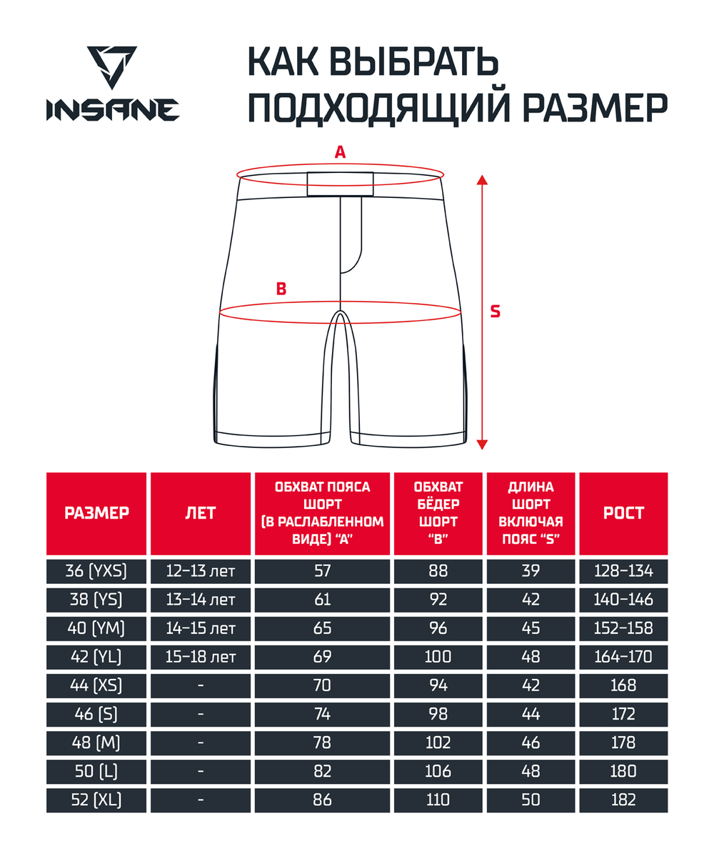 Шорты IRON, черный
