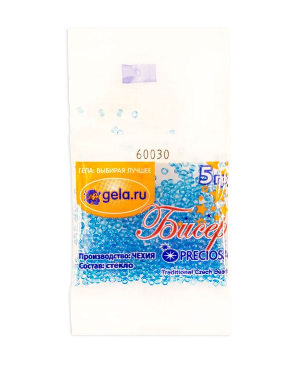 Бисер Preciosa 10/0, 50 г (10 шт по 5 г), цв.60030