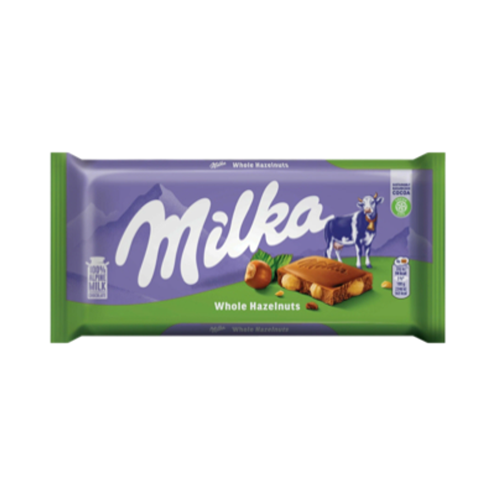 Шоколад Милка с кусочками фундука 45г